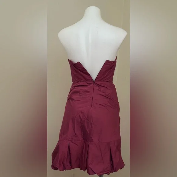 ARIELLA Strapless Orchard Pink Sweetheart Bodice Under Wire Bubble Dress Sz M - Picture 3 of 13